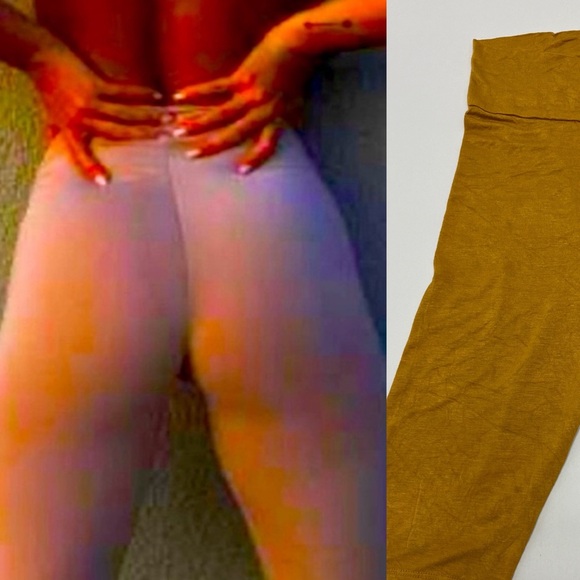 NWOT ⚜️💛⚜️ Laina Rauma mustard color biker shorts size L - Picture 3 of 11